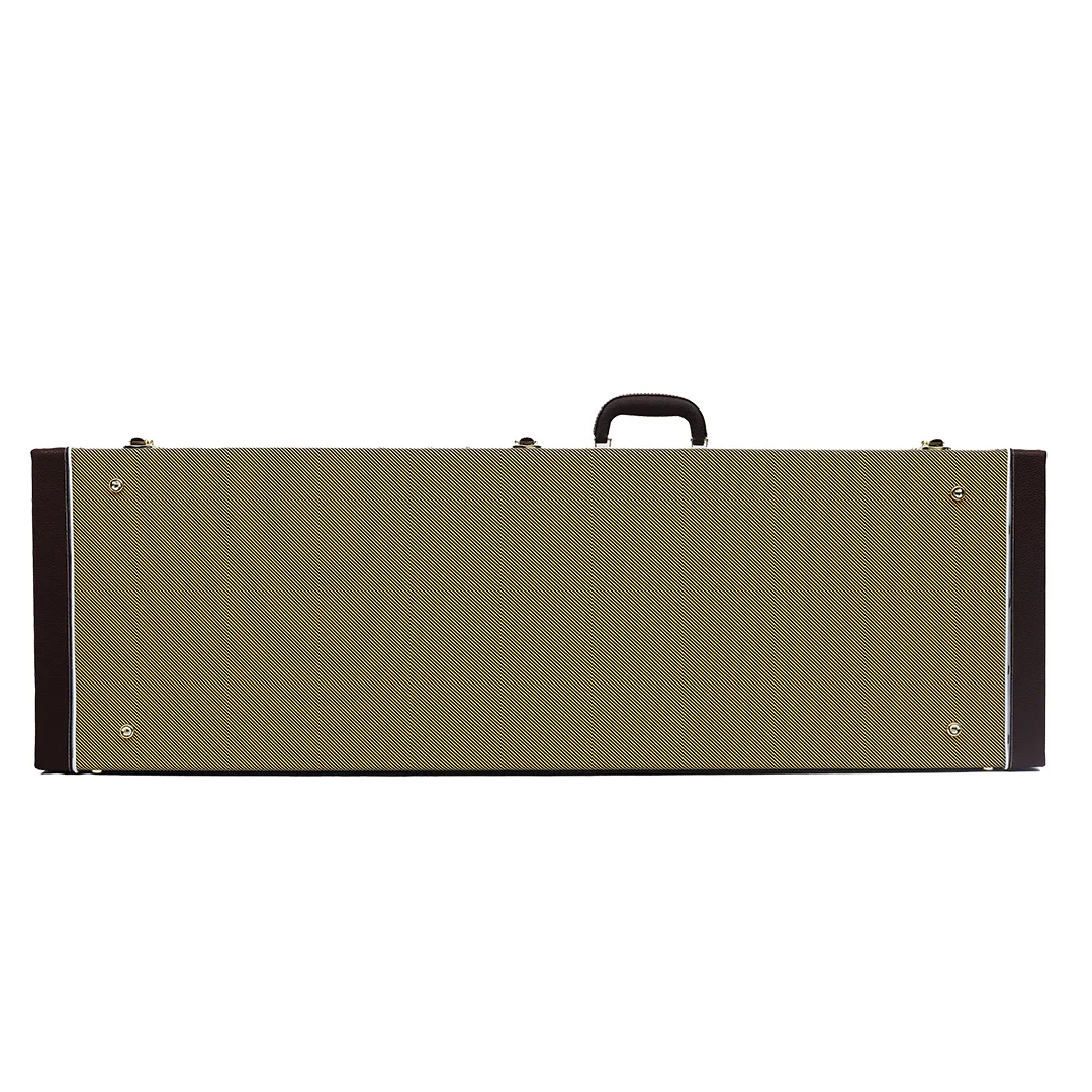 Bajaao Electric Bass Guitar Hardshell Case in Tweed - Open Box