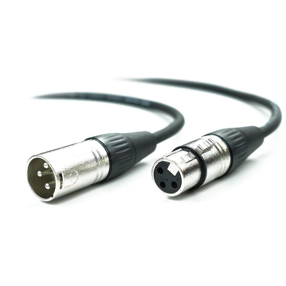 Bajaao Male XLR to Female XLR Microphone Cable - Black - 3 Meter - Open Box - Image 3