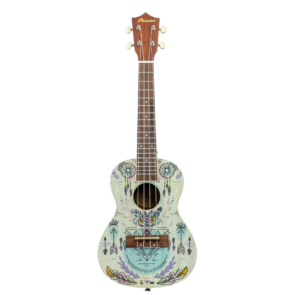Bamboo New Generation Dreams Line Series Concert Ukulele with Gig Bag - Image 13