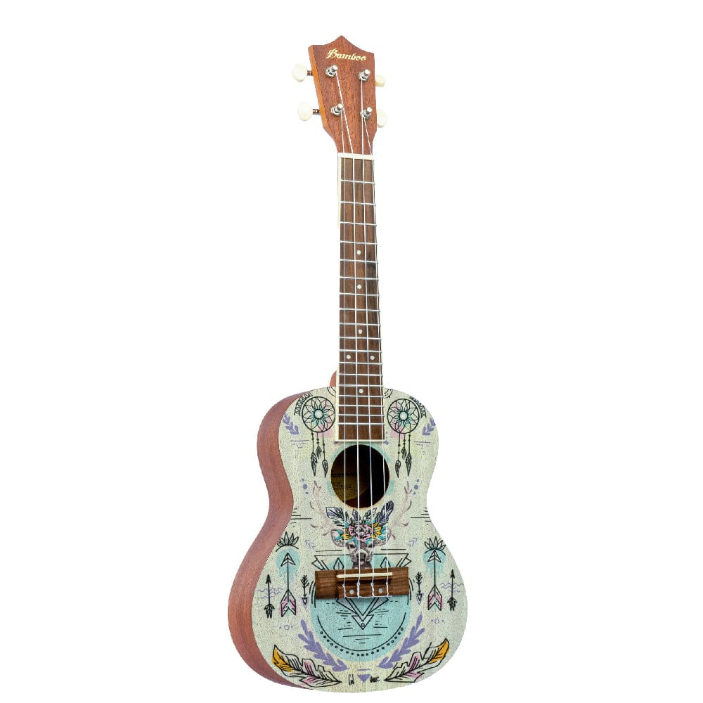 Bamboo New Generation Dreams Line Series Concert Ukulele with Gig Bag - Image 15
