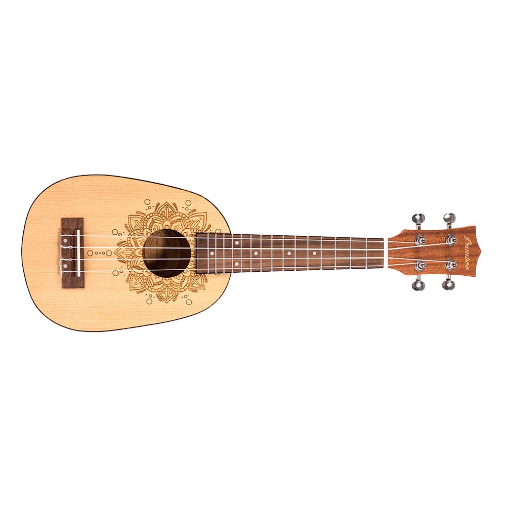 Bamboo New Generation Earth Line Series Soprano Ukulele with Gig Bag - Image 2