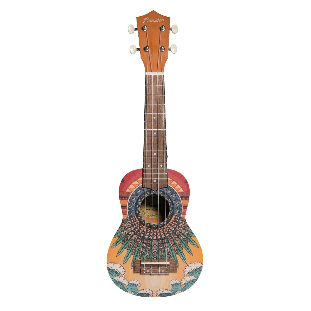 Bamboo New Generation Nature Line Series Soprano Ukulele with Gig Bag