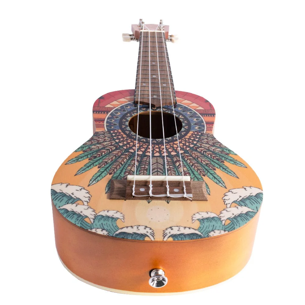 Bamboo New Generation Nature Line Series Soprano Ukulele with Gig Bag - Image 4