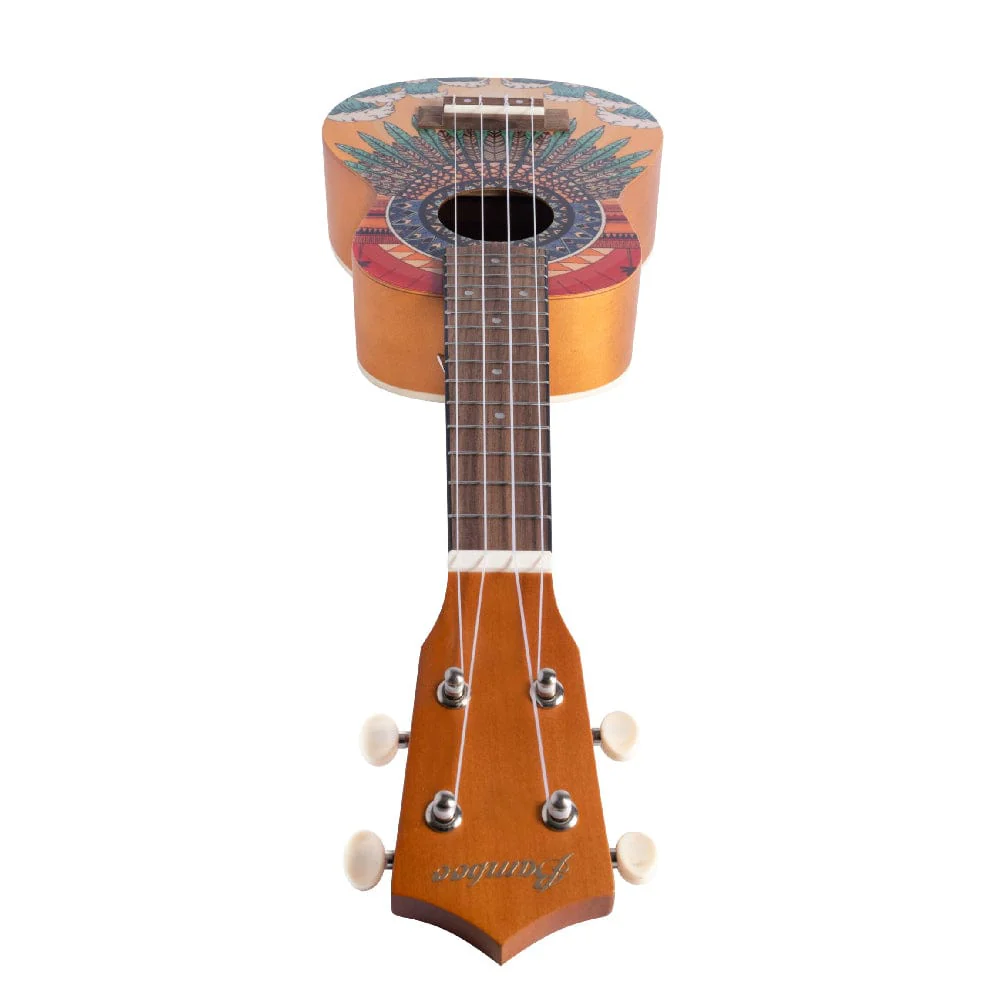 Bamboo New Generation Nature Line Series Soprano Ukulele with Gig Bag - Image 5