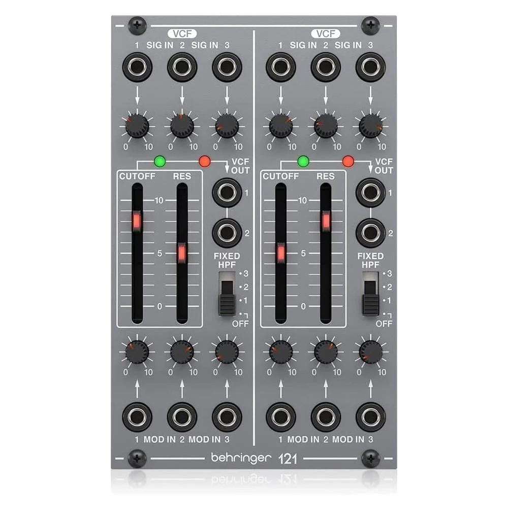 Behringer 121 DUAL VCF Legendary Analog Dual VCF Module For Eurorack Synthesizer