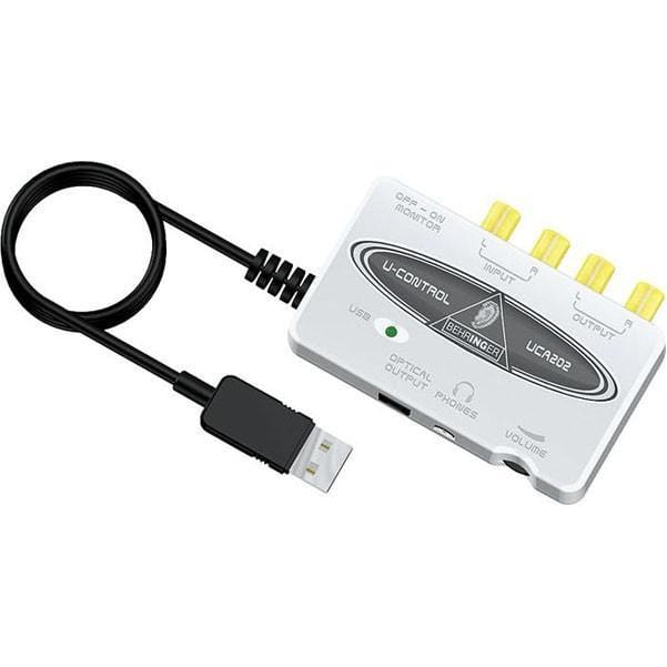 Behringer Bundle 2.0 C-1U USB Microphone UCA202 USB-Audio Interface With  HPS3000 Studio Headphones - Image 3