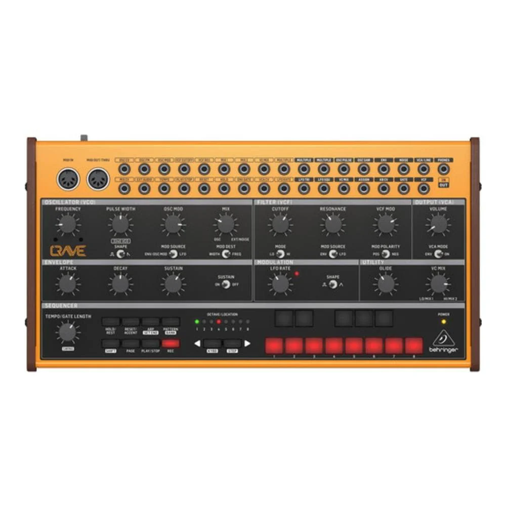 Behringer Crave Analog Semi-Modular Synthesizer with 32-Step Sequencer - Image 3