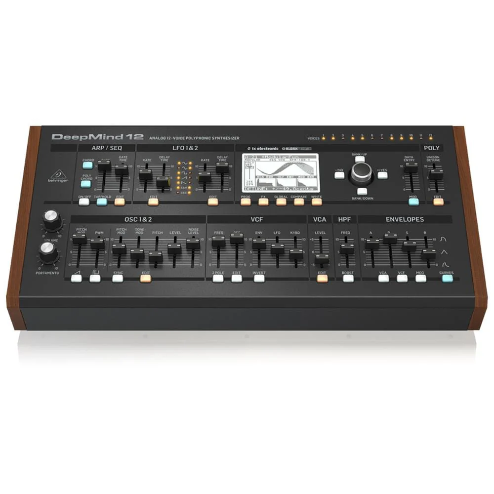 Behringer DeepMind 12D Analog 12-Voice Polyphonic Desktop Synthesizer