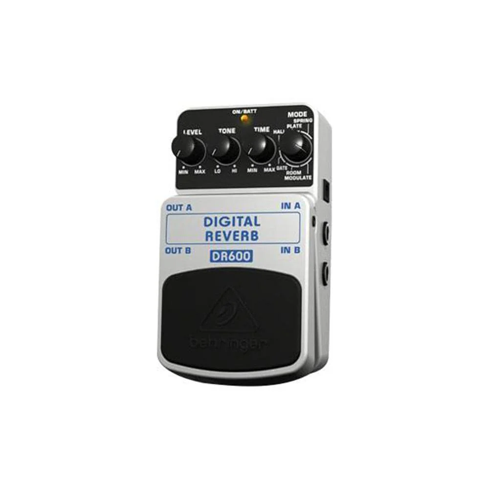 Behringer DR600 Digital Reverb Guitar Effects Pedal - Open Box - Image 2