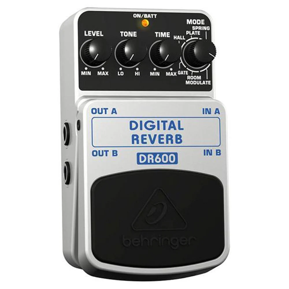 Behringer DR600 Digital Reverb Guitar Effects Pedal - Open Box - Image 3
