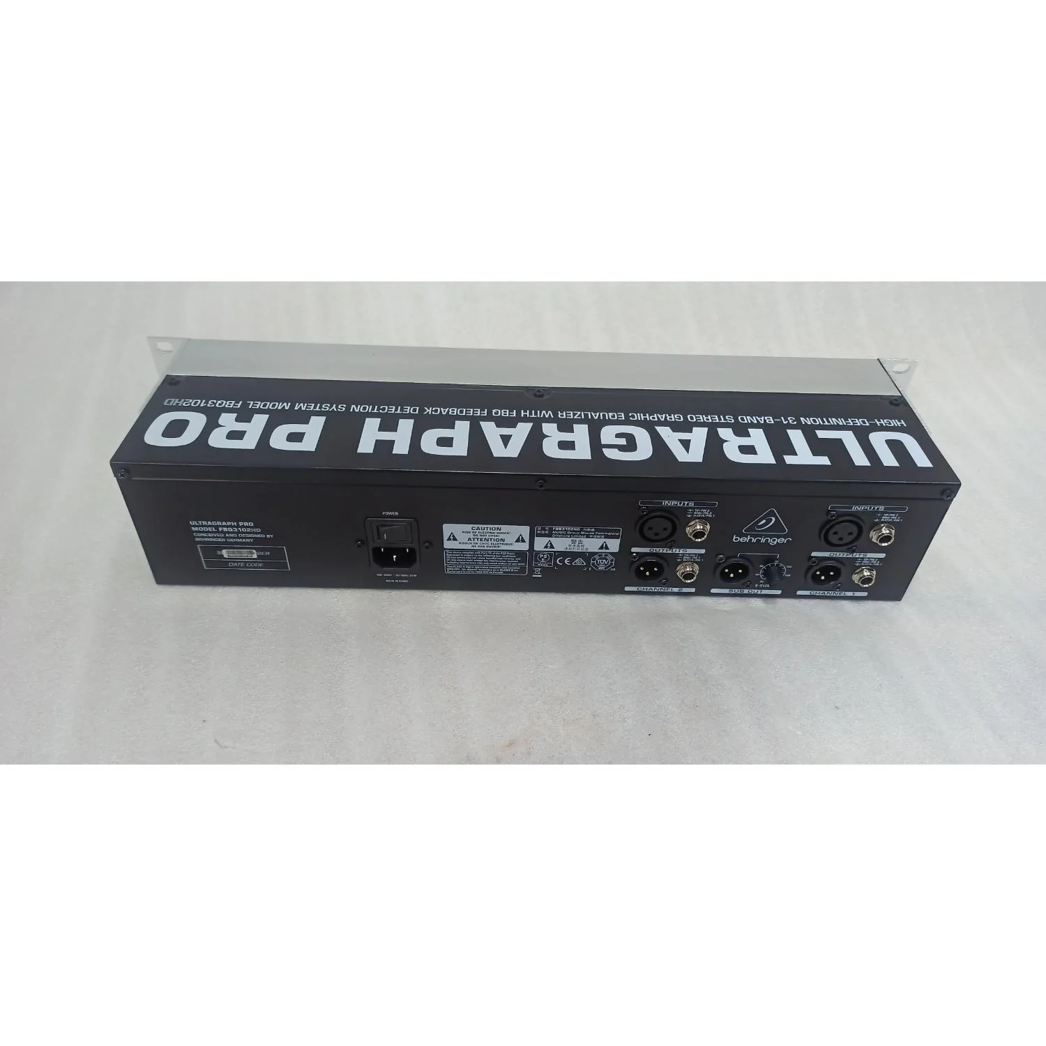 Behringer FBQ3102HD Ultragraph Pro Signal Processors - Open Box - Image 6