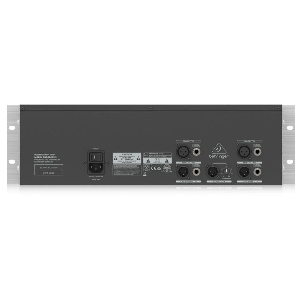Behringer FBQ6200HD 31-Band Stereo Graphic Equalizer - Image 3