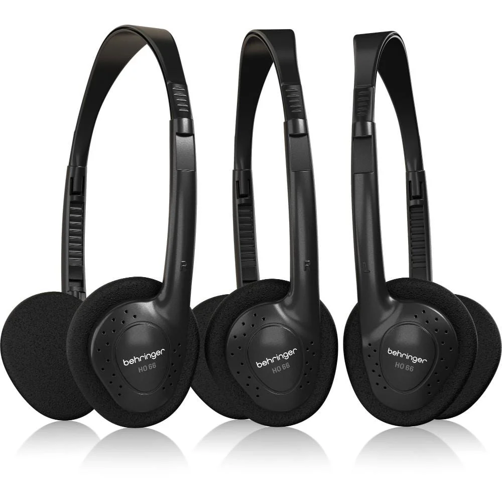 Behringer HO 66 Stereo Headphones 3 Multipack - Image 3