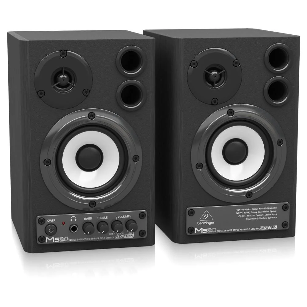 Behringer MS20 24-Bit/192 kHz Digital 20-Watt Stereo Near Field Monitors - Image 2