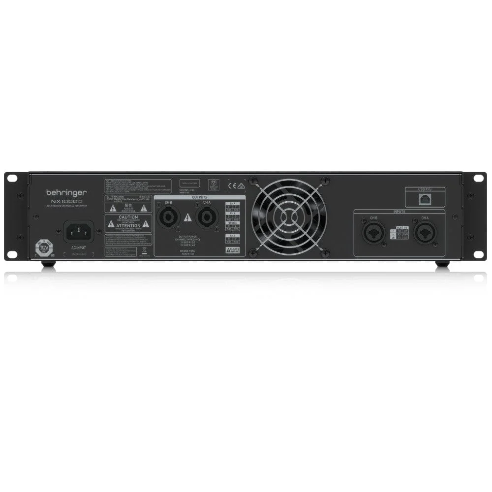 Behringer NX1000D Ultra-Lightweight Class-D Power Amplifier - Image 4
