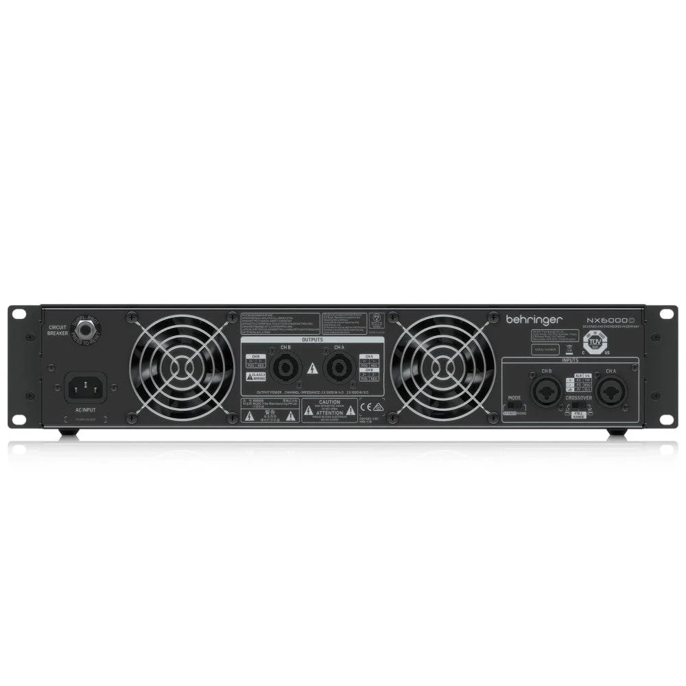 Behringer NX6000 Portable Power Amplifier - Image 4