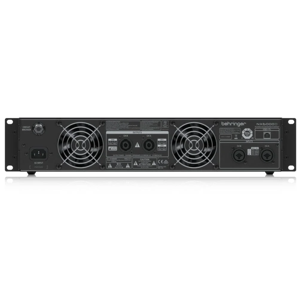 Behringer NX6000D Portable Power Amplifier - Image 4