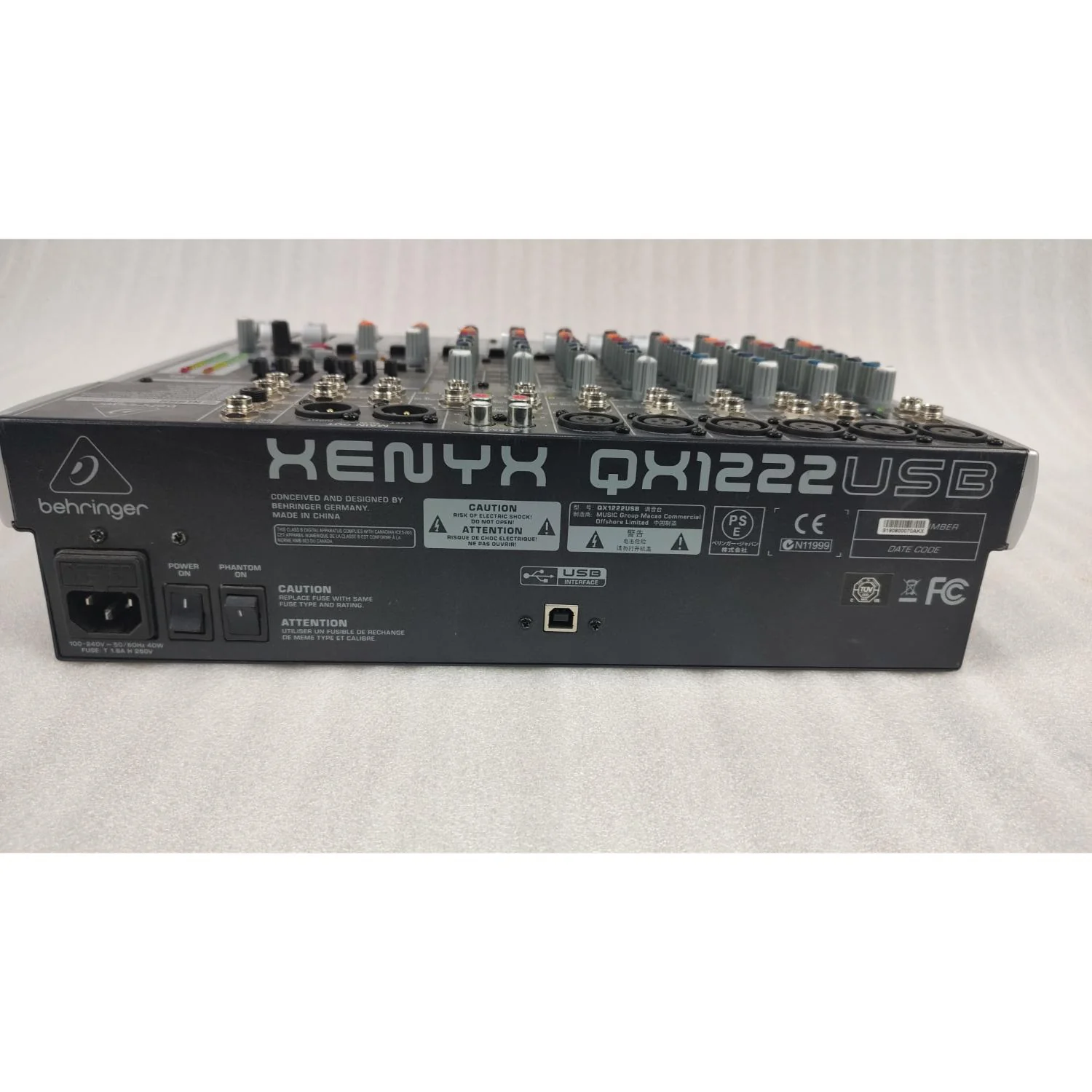 Behringer QX1222USB Xenyx - Open Box - Image 12