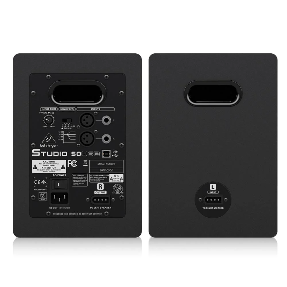 Behringer Studio 50USB 150-Watt Bi-Amped Reference Studio Monitors with USB - Image 3