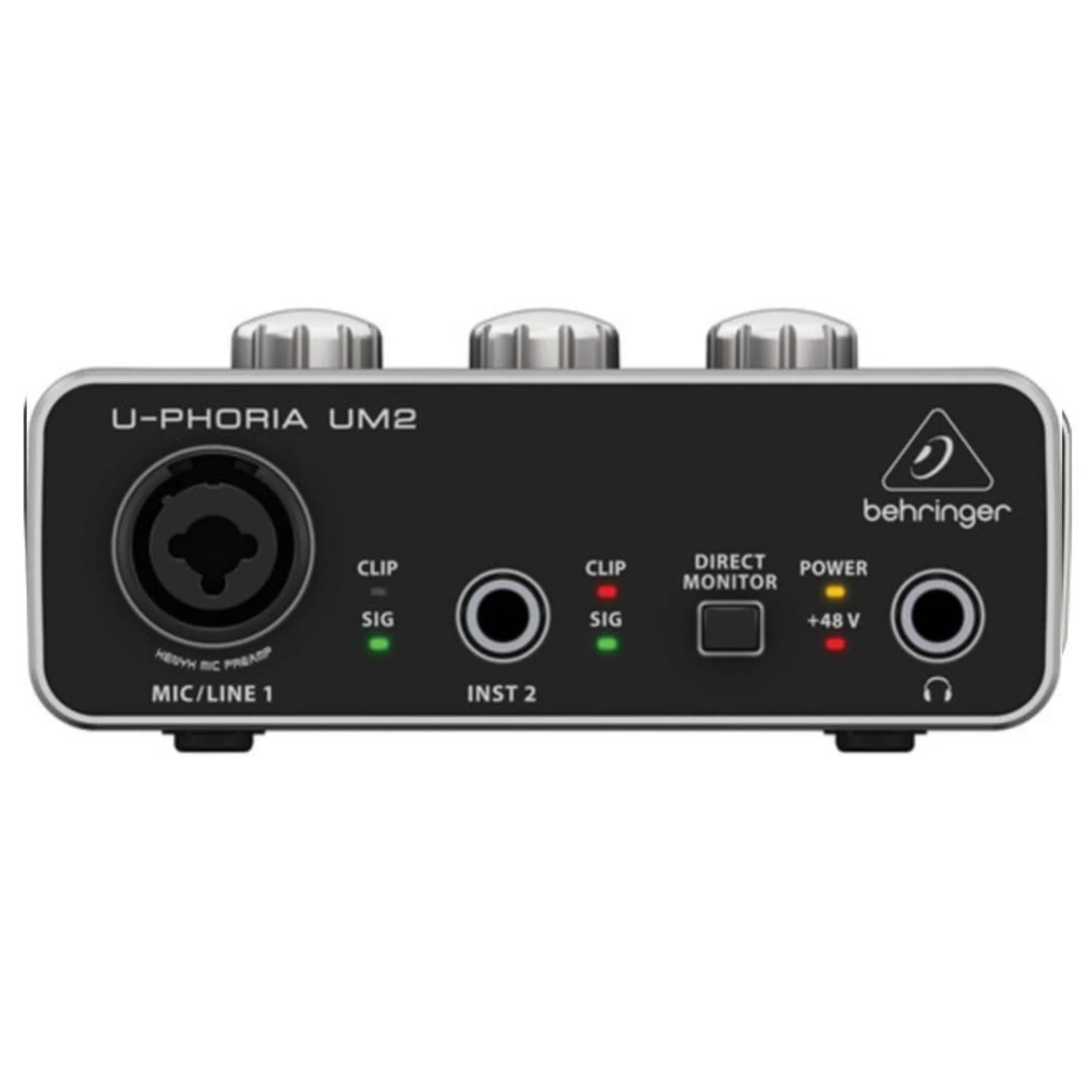 Behringer U-PHORIA STUDIO Recording Podcasting Bundle with Audio Interface, Microphone & Headphones - Image 2