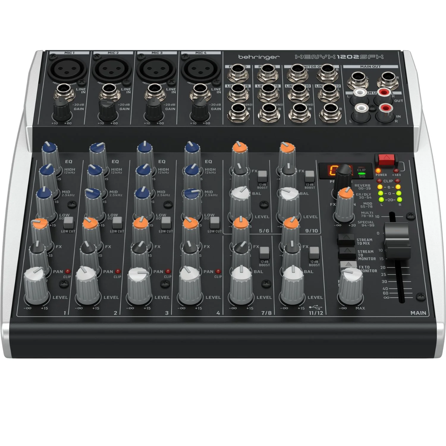 Behringer Xenyx 1202SFX Premium 12-Input Analog Mixer - Image 2