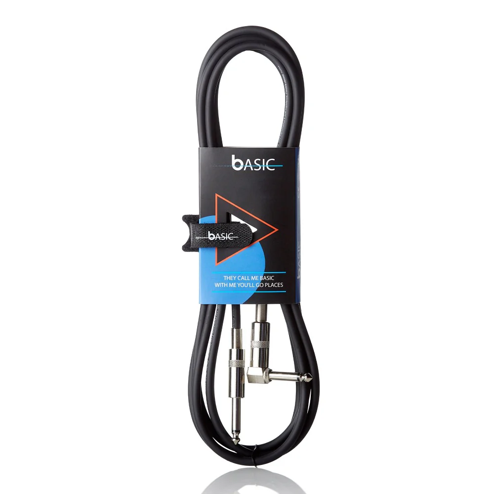 Bespeco 90 Degree Jack Mono-L Instrument Cable - Image 3