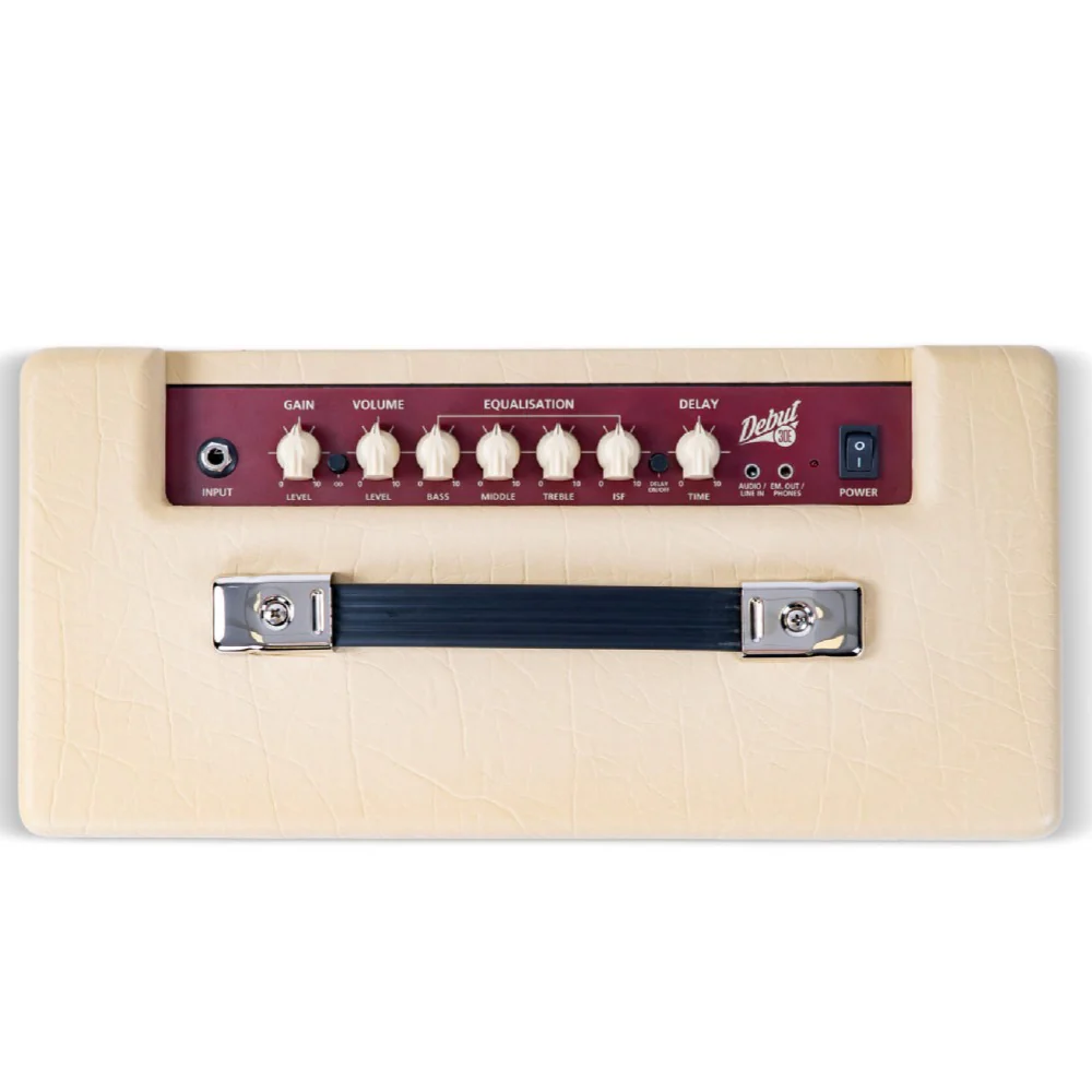 Blackstar Debut 30E Cream Oxblood Acoustic Guitar Amplifier - Image 4
