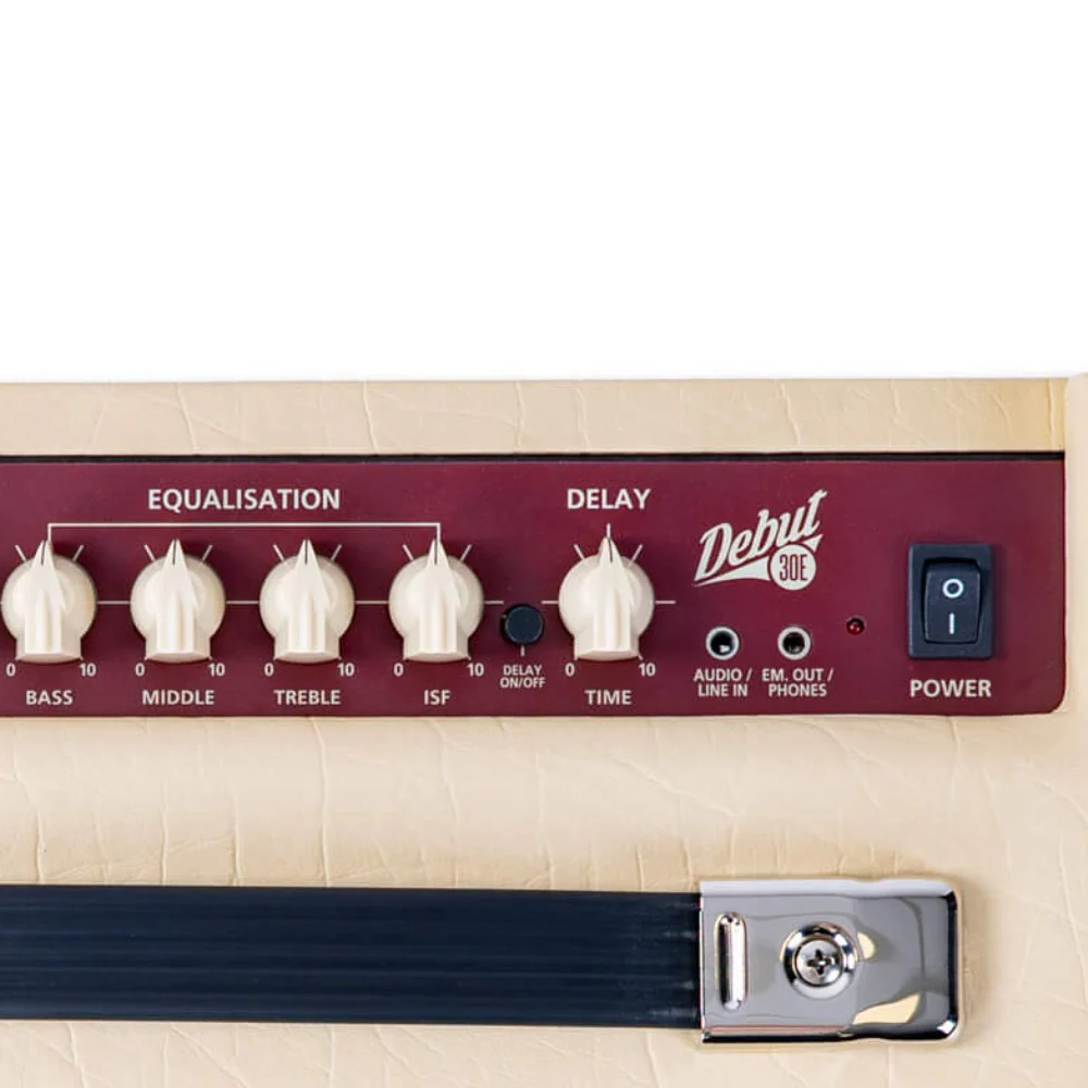 Blackstar Debut 30E Cream Oxblood Acoustic Guitar Amplifier - Image 6