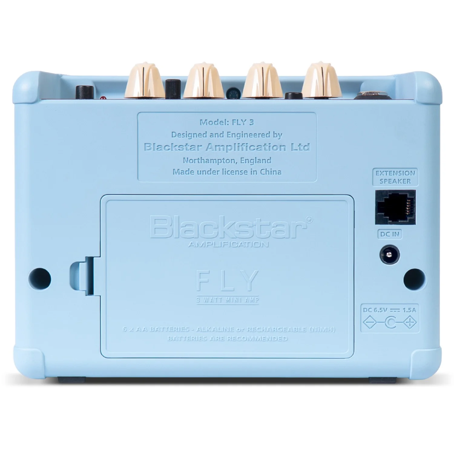 Blackstar Fly 3 Baby Blue Union Flag Special Guitar Combo Amplifiers - Image 4