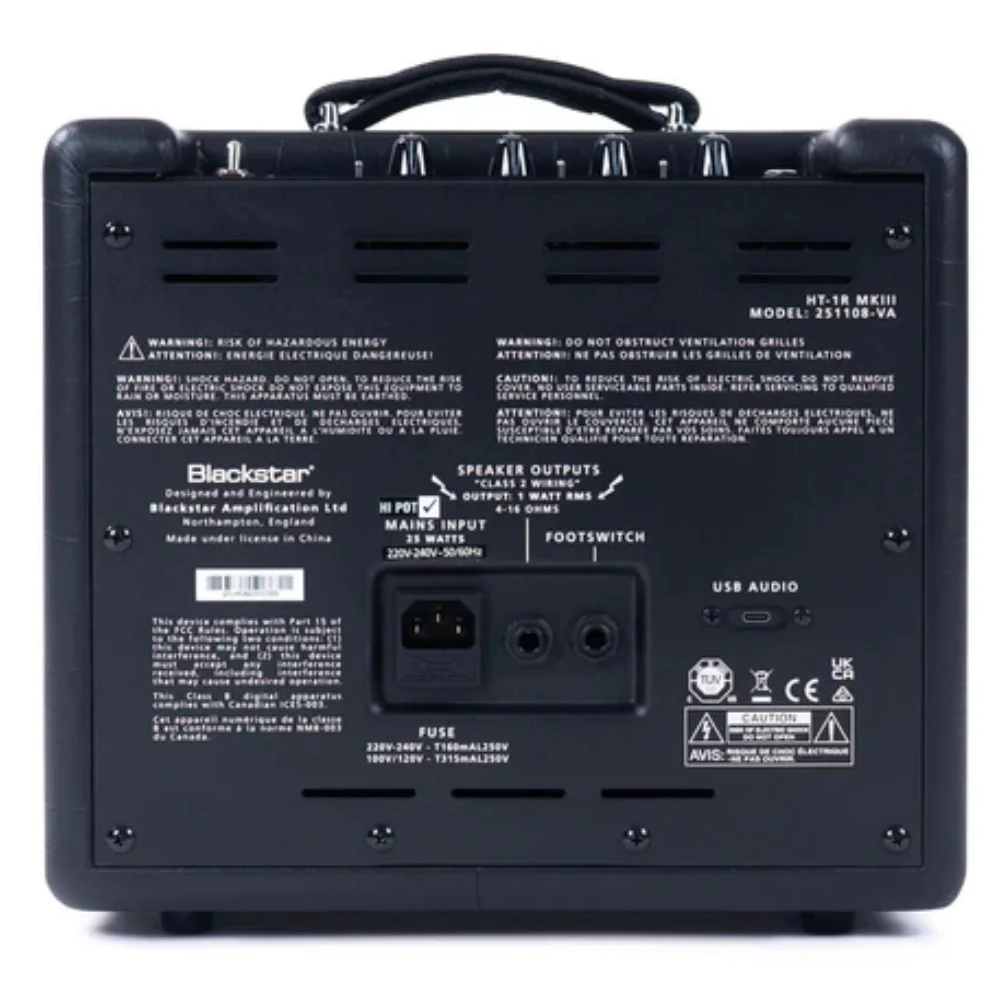 Blackstar HT-1R MKIII 1 x 8-inch 1-watt Combo Tube Amplifier - Image 5