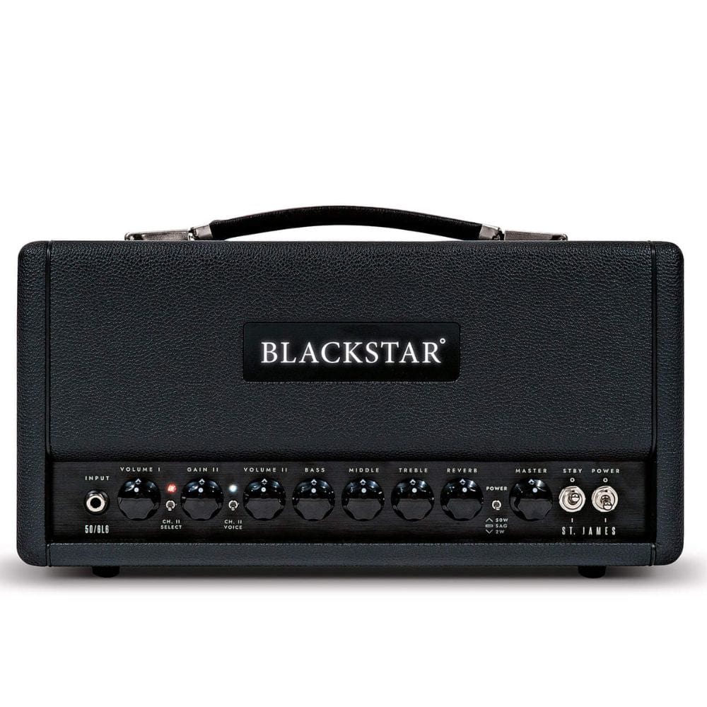 Blackstar St. James 50 6L6H 50 Watts Guitar Amplifier Head - Black