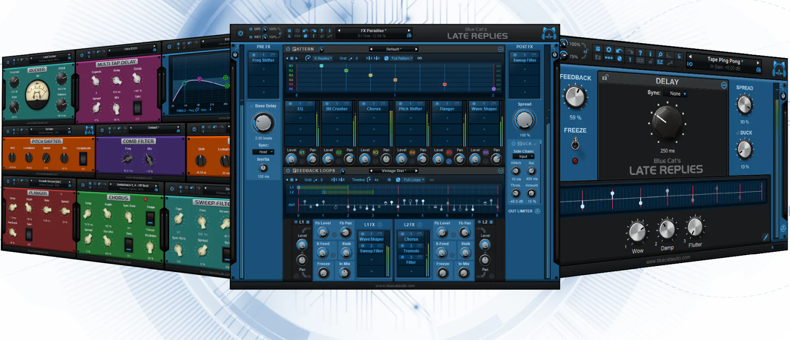 Blue Cat Late Replies Delay Effect – Professional Audio Software & Plugin