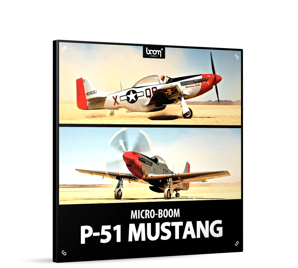 Boom P-51 Mustang: Iconic Aircraft Sounds – Professional Audio Software & Plugin