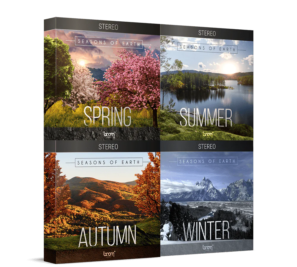 Boom Seasons of Earth Bundle Stereo: Seasonal Ambience Bundle – Professional Audio Software & Plugin