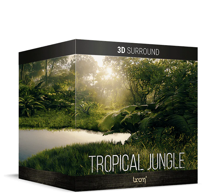 Boom Tropical Jungle SURROUND: Tropical Jungle Ambience – Professional Audio Software & Plugin
