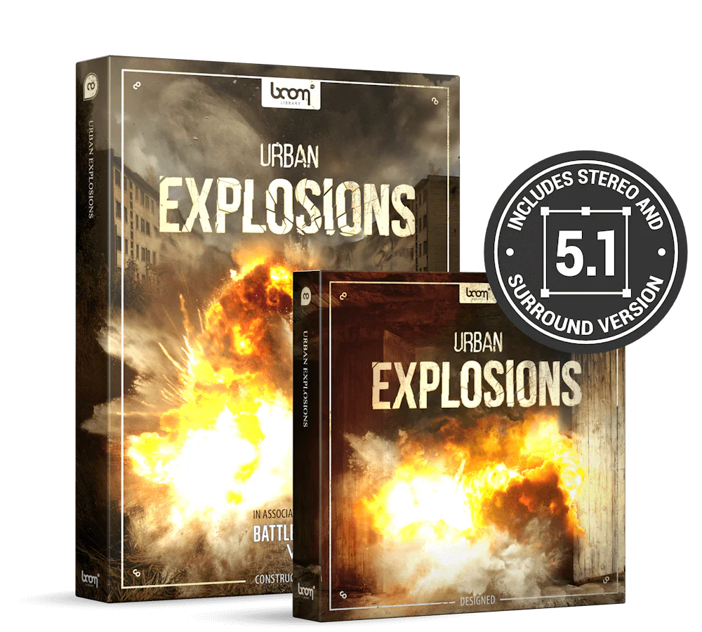 Boom Urban Explosion Sound Effects – Professional Audio Software & Plugin