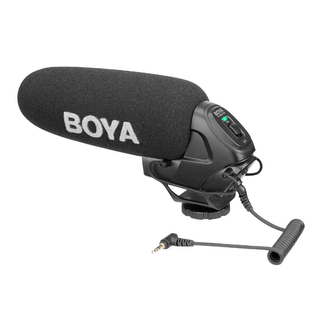 Boya BY-BM3030 On-Camera Super-Cardioid Condenser Shotgun Microphone - Open Box