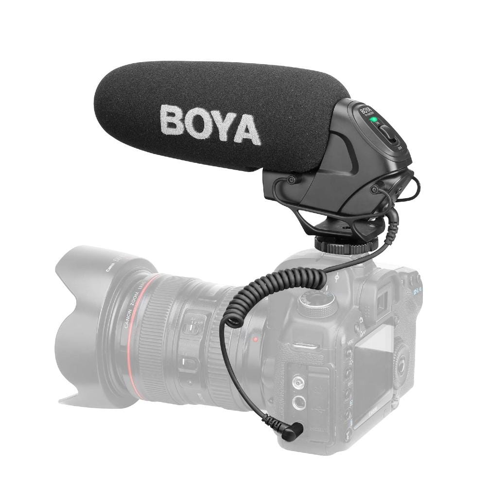 Boya BY-BM3030 On-Camera Super-Cardioid Condenser Shotgun Microphone - Open Box - Image 4