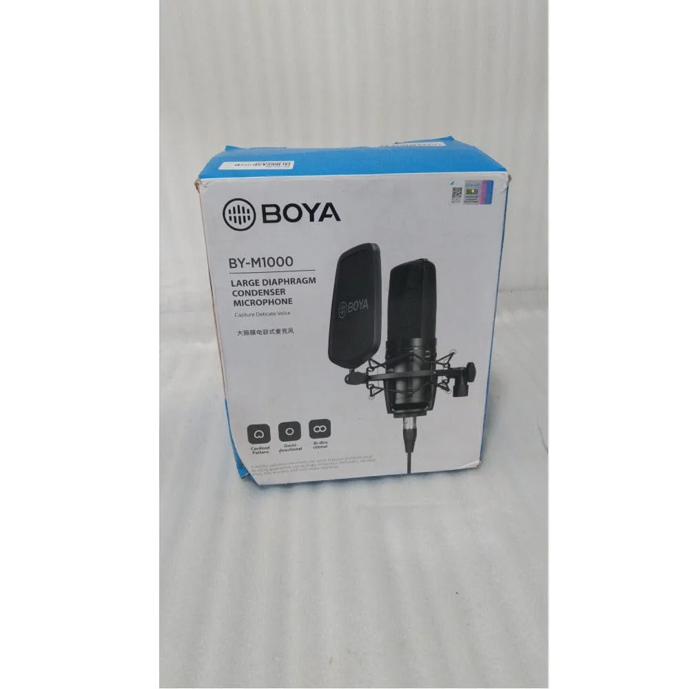 Boya BY-M1000 Large-Diaphragm Omnidirectional Condenser Microphone - Open Box B Stock - Image 5