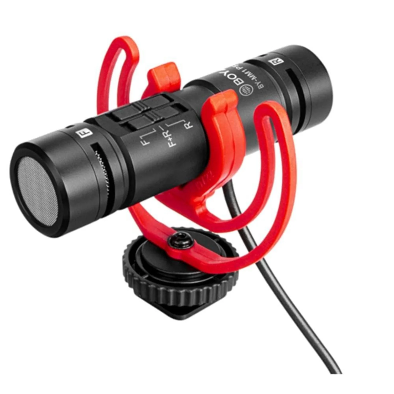 Boya BY-MM1 PRO Ultracompact Camera-Mount Dual-Capsule Shotgun Microphone