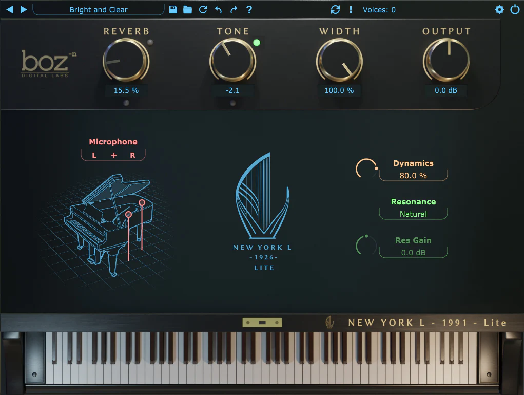 Boz Digital New York L 1991 Lite Piano Plugin - Image 2