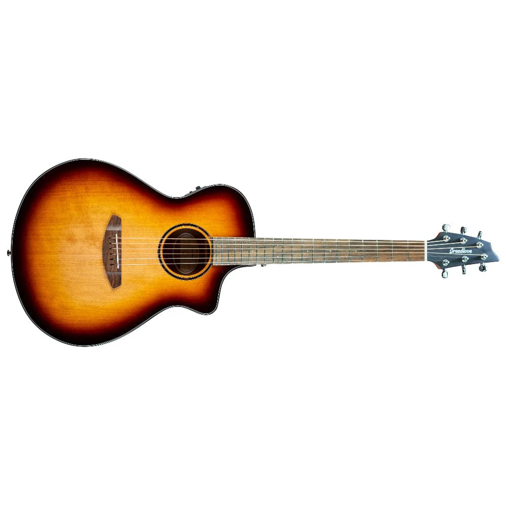 Breedlove Discovery S Concerto Edgeburst CE European Spruce Electro Acoustic Guitar - Image 2