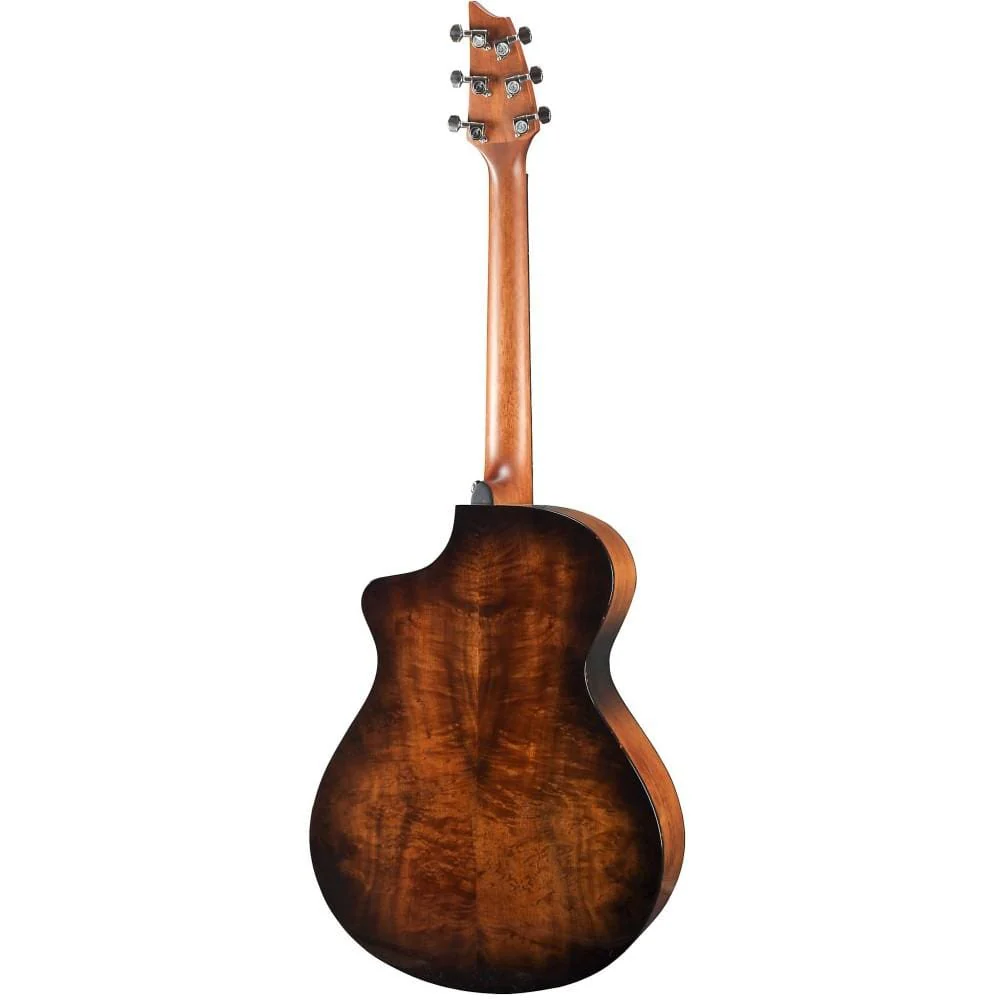 Breedlove PEC66CEO Pursuit Exotic Concert CE Myrtlewood Electro Acoustic Guitar With Bag - Bourbon Sunset Burst - Image 6