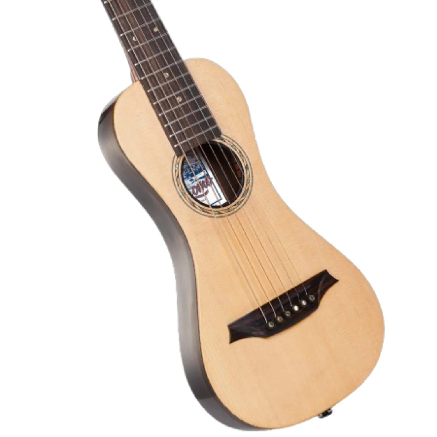 Bromo BAR3E Rocky Traveller Electro Acoustic Guitar with Padded Bag - Image 3