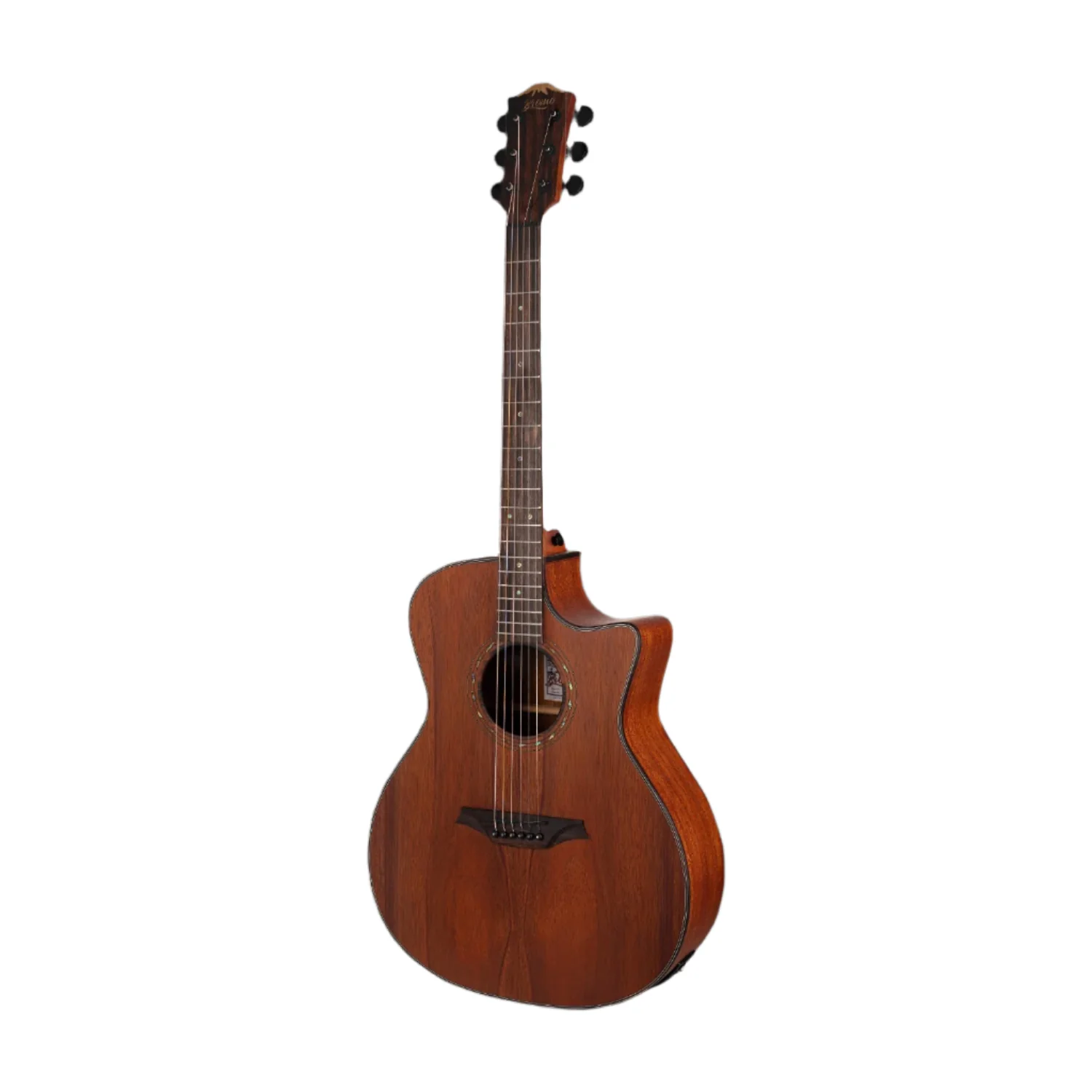 Bromo BAT2MCE Tahoma Series Solid Top 6 String Electro Acoustic Guitar - Image 2