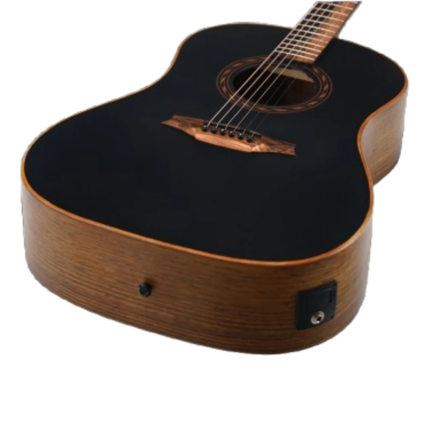 Bromo BAT9ME Tahoma Round Shoulder Dreadnought Electro Acoustic Guitar with EQ - Image 3