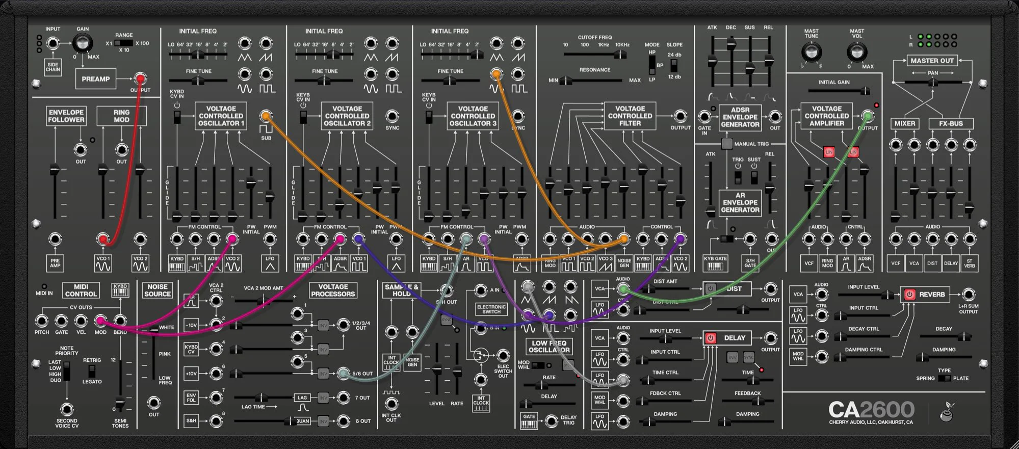 Cherry Audio CA2600 Synthesizer – Professional Audio Software & Plugin - Image 5