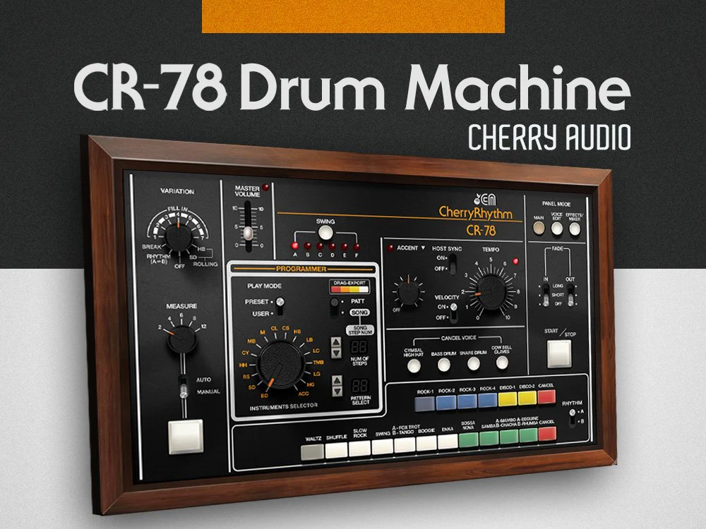 Cherry Audio CR-78 Drum Machine – Professional Audio Software & Plugin - Image 2