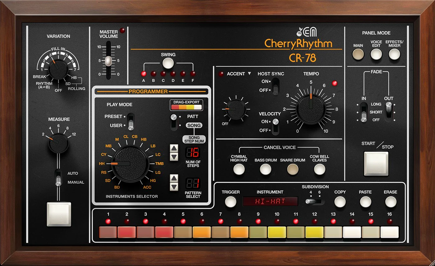 Cherry Audio CR-78 Drum Machine – Professional Audio Software & Plugin - Image 5