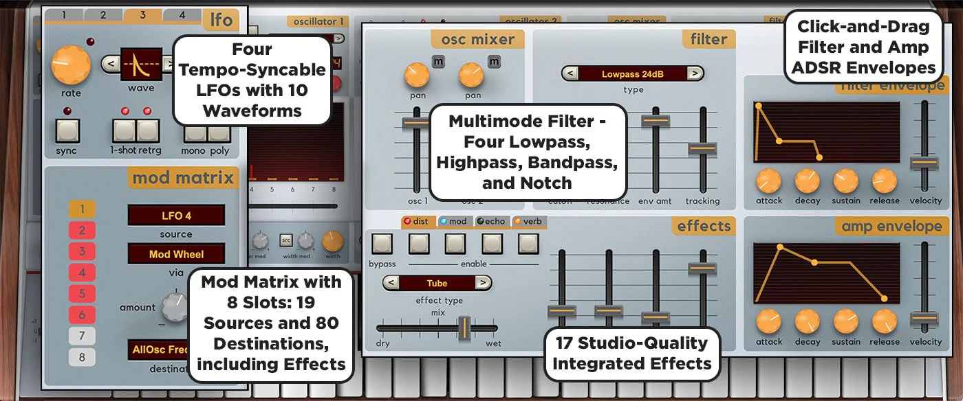 Cherry Audio Harmonia Synthesizer – Professional Audio Software & Plugin - Image 6